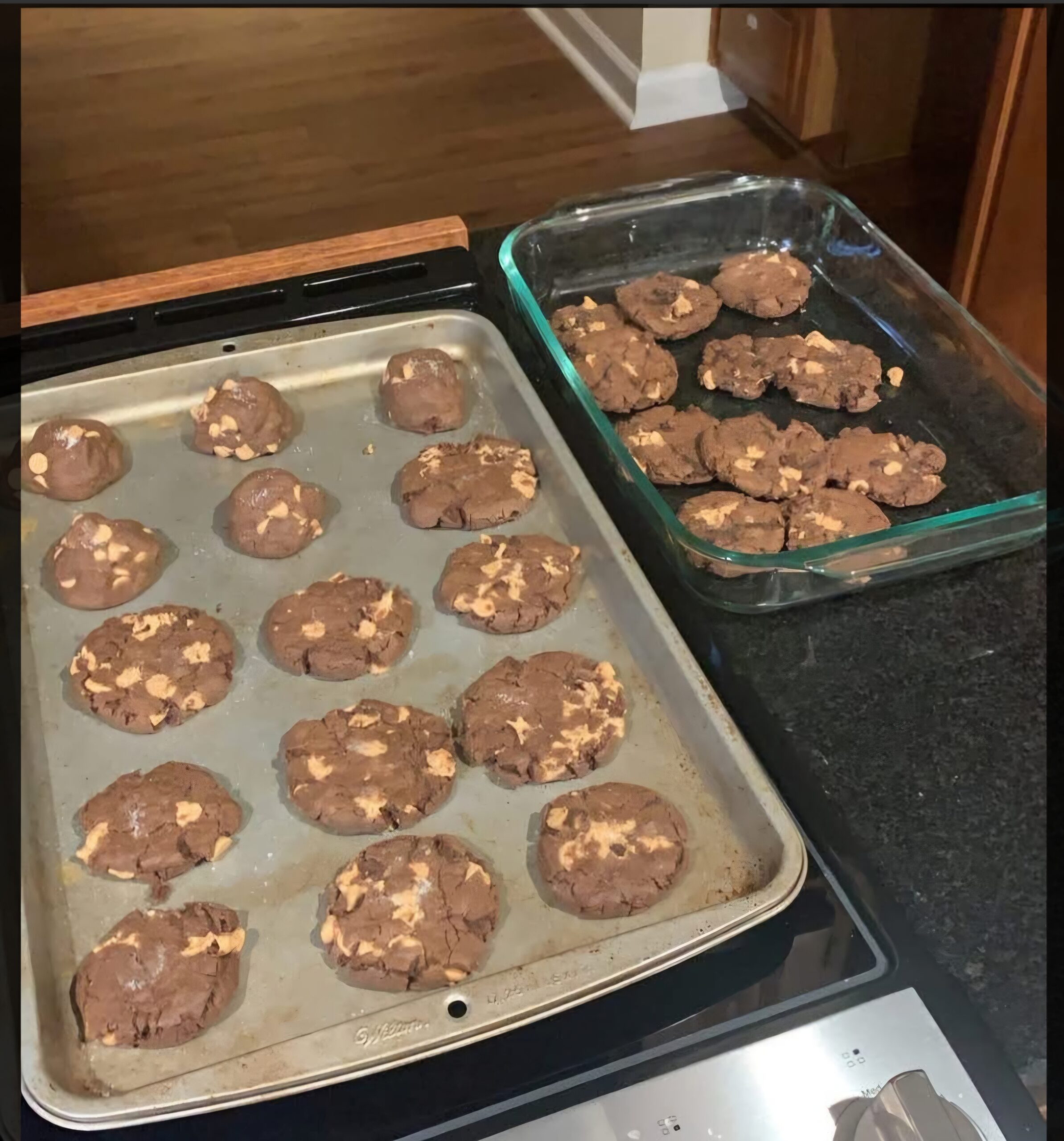 Brian's Homemade Chocolate Peanut Butter Cookies