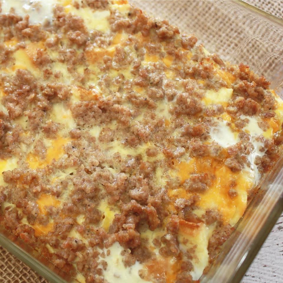 Sausage Egg & Cheese Casserole