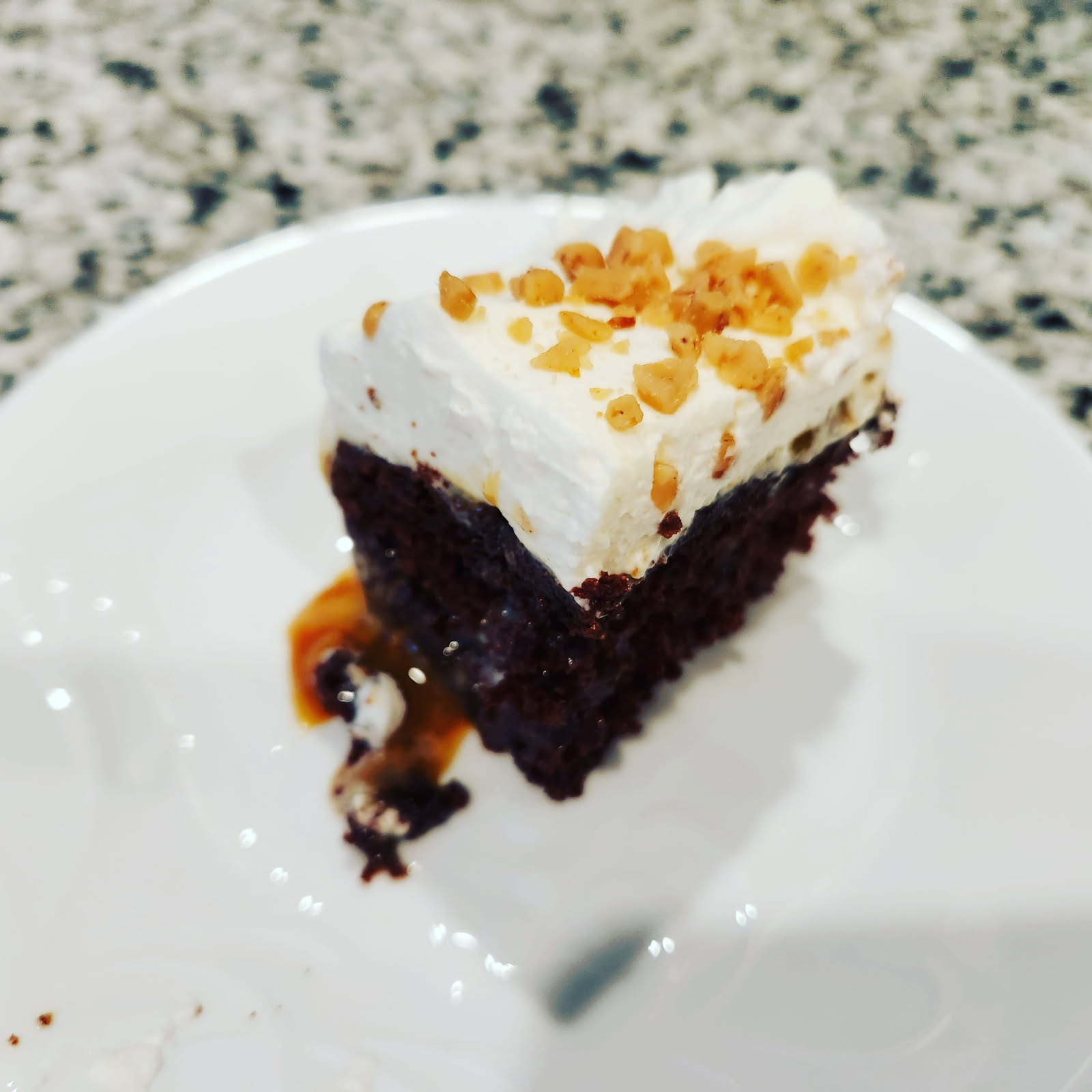 Chocolate Toffee Caramel Cake